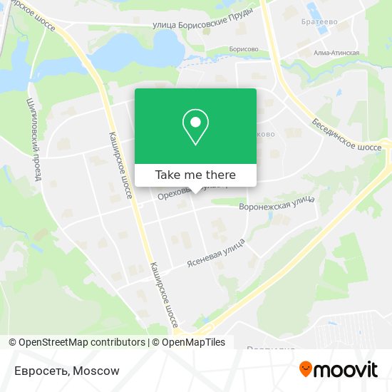 Евросеть map