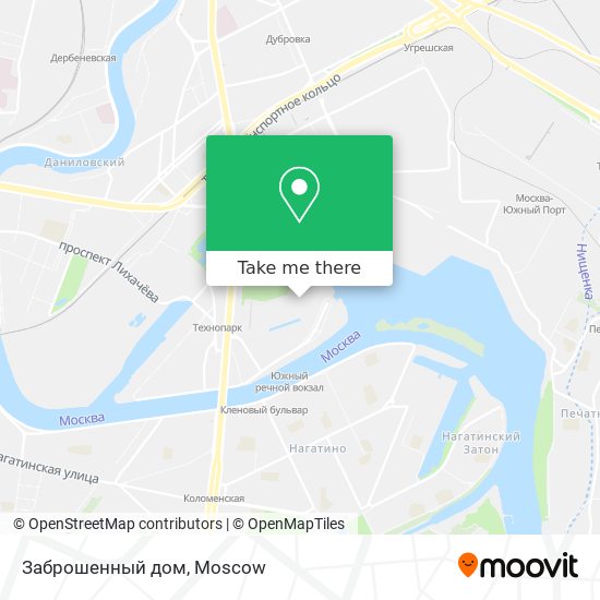 Заброшенный дом map