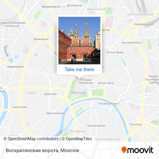 Воскресенские ворота map