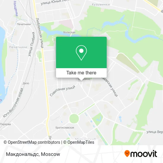 Макдональдс map
