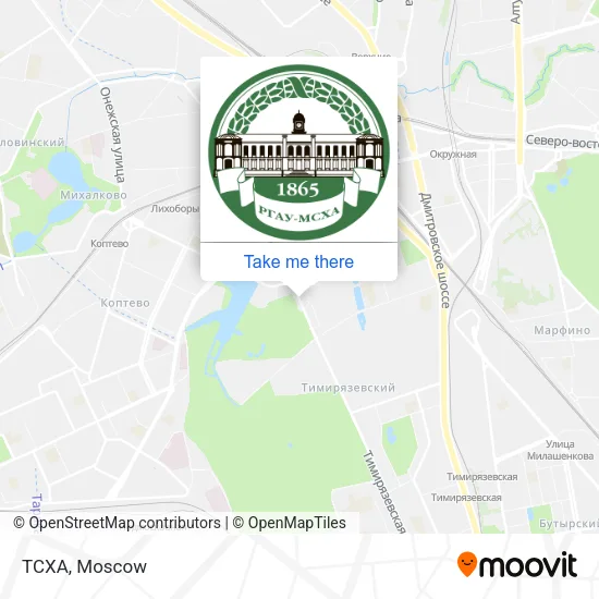 ТСХА map