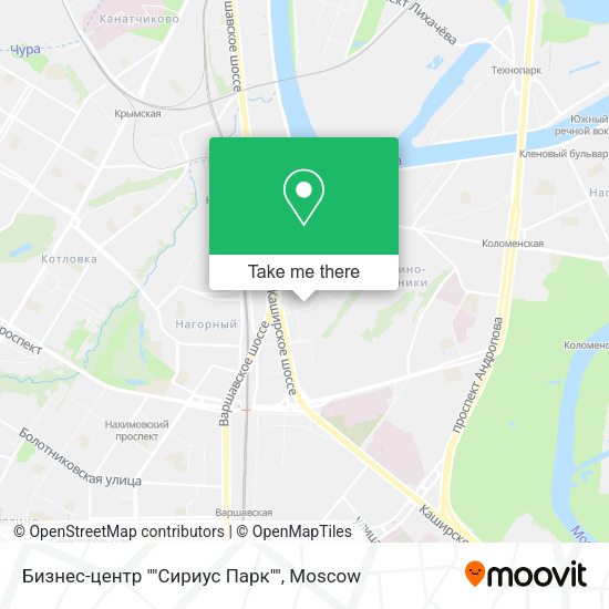Бизнес-центр ""Сириус Парк"" map