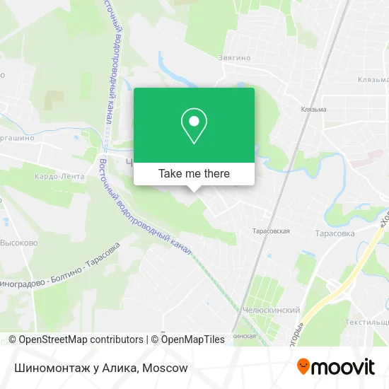 Шиномонтаж у Алика map
