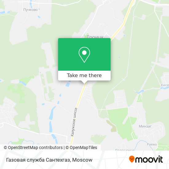 Газовая служба Сантехгаз map