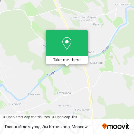 Главный дом усадьбы Котляково map