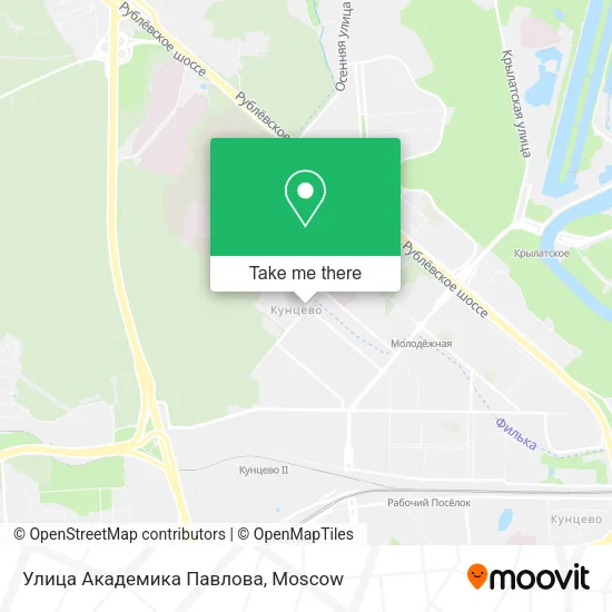 Улица Академика Павлова map