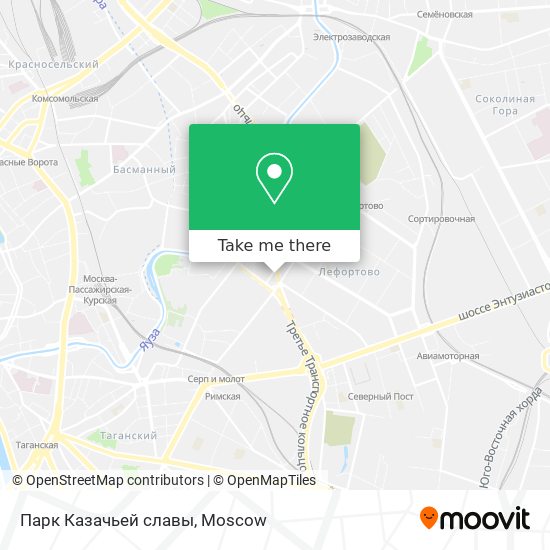 Парк Казачьей славы map