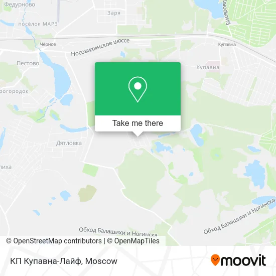 КП Купавна-Лайф map