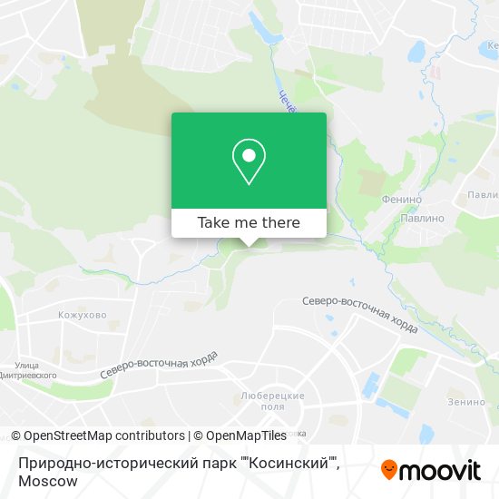 Природно-исторический парк ""Косинский"" map