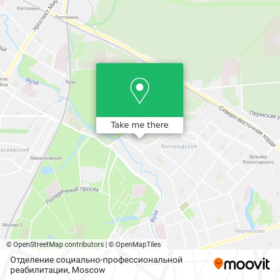 Отделение социально-профессиональной реабилитации map