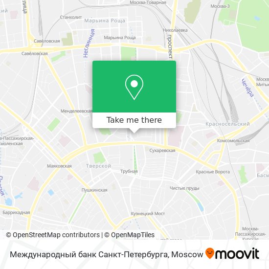 Международный банк Санкт-Петербурга map