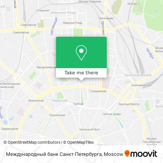 Международный банк Санкт-Петербурга map