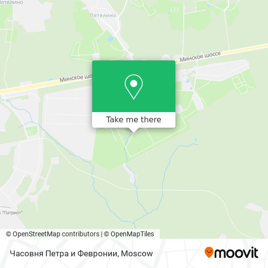 Часовня Петра и Февронии map