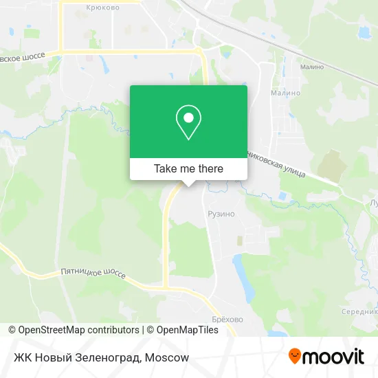ЖК Новый Зеленоград map