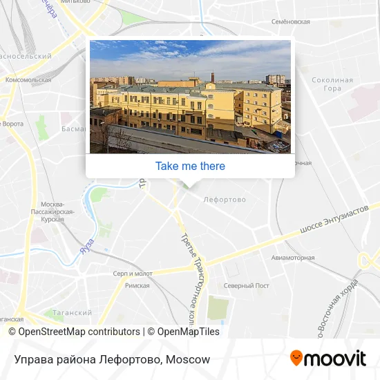 Управа района Лефортово map