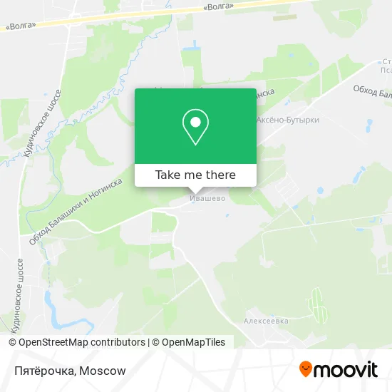 Пятёрочка map