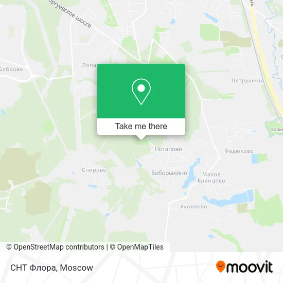СНТ Флора map