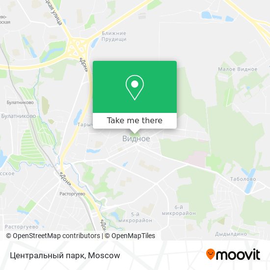 Центральный парк map