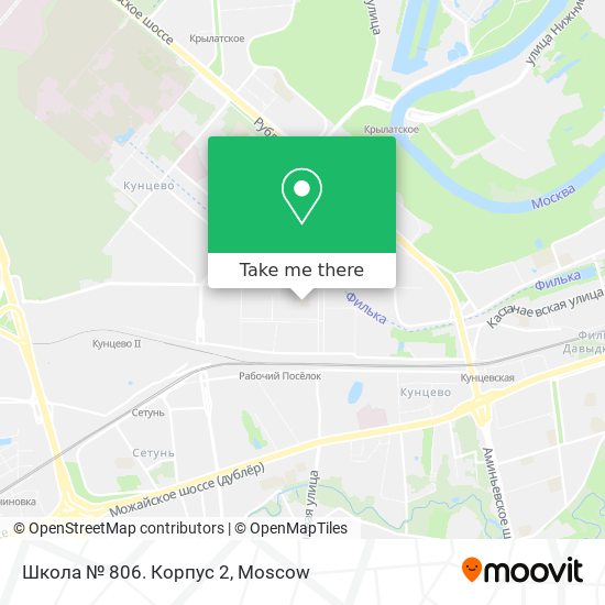 Школа № 806. Корпус 2 map