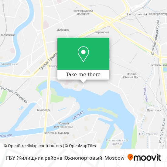 ГБУ Жилищник района Южнопортовый map