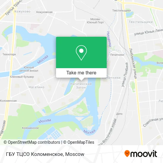 ГБУ ТЦСО Коломенское map