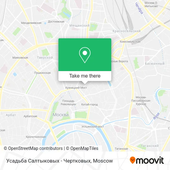 Усадьба Салтыковых - Чертковых map