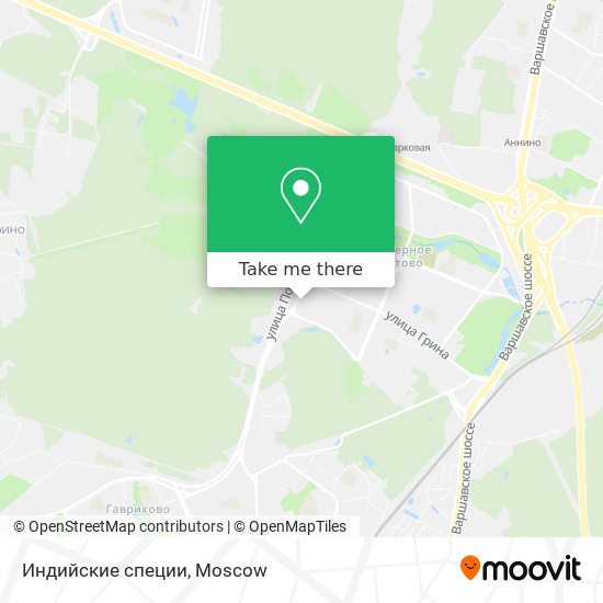 Индийские специи map