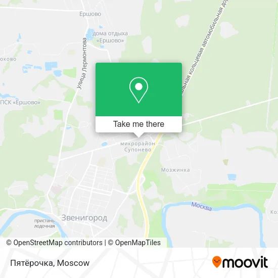 Пятёрочка map