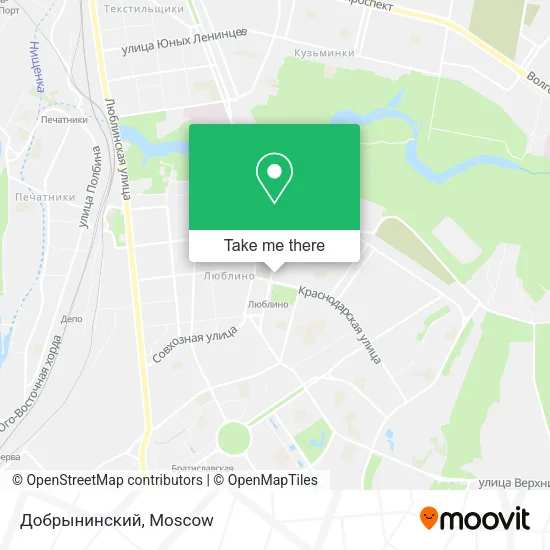 Добрынинский map