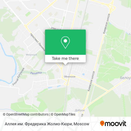 Аллея им. Фредерика Жолио-Кюри map