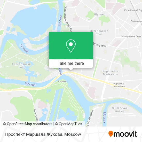 Проспект Маршала Жукова map