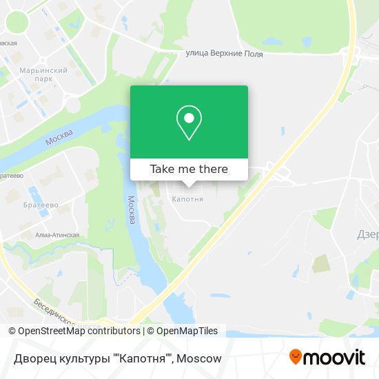 Дворец культуры ""Капотня"" map