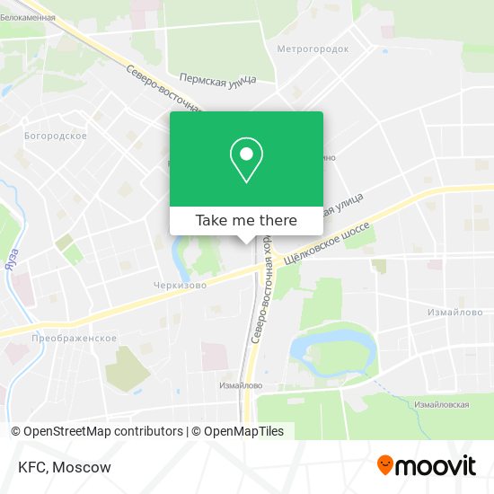 KFC map