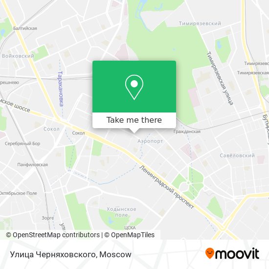 Улица Черняховского map