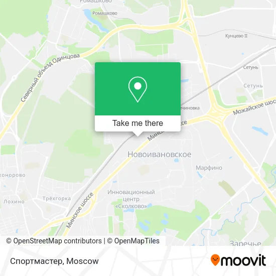 Спортмастер map