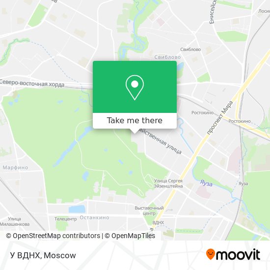 У ВДНХ map