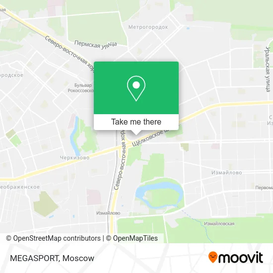 MEGASPORT map