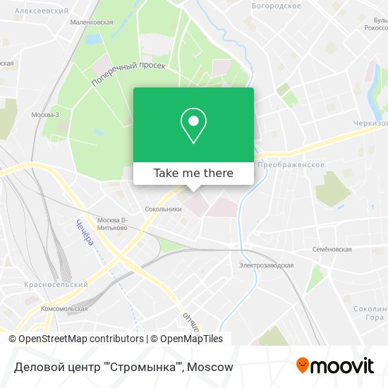 Деловой центр ""Стромынка"" map