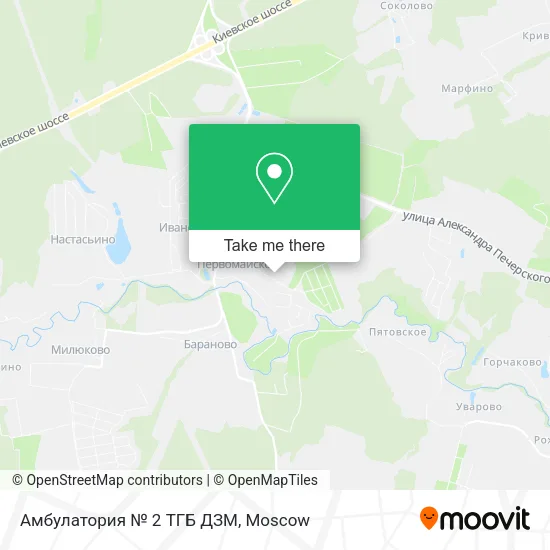 Амбулатория № 2 ТГБ ДЗМ map