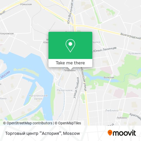 Торговый центр ""Астория"" map