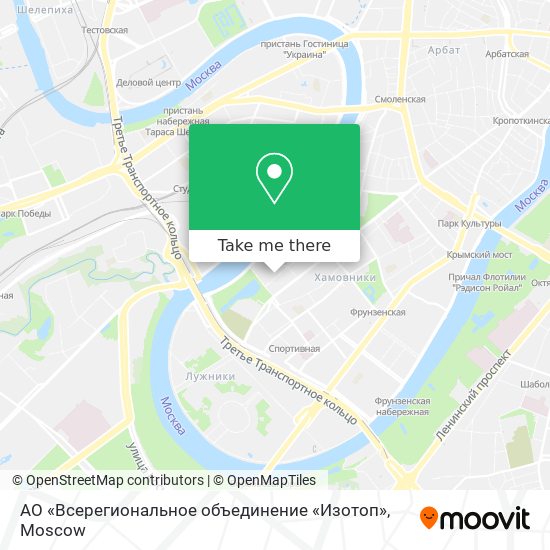 АО «Всерегиональное объединение «Изотоп» map