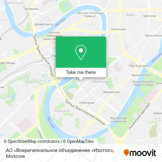 АО «Всерегиональное объединение «Изотоп» map