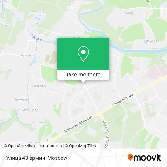 Улица 43 армии map