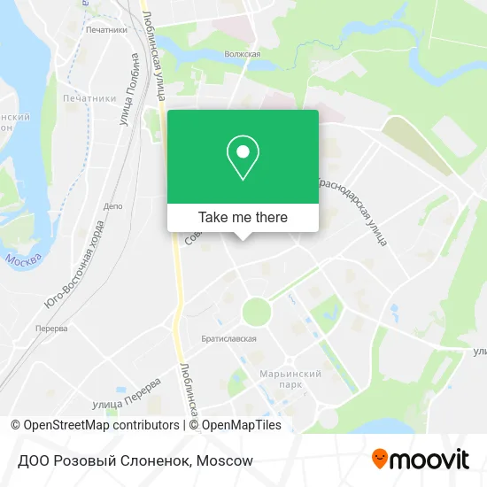 ДОО Розовый Слоненок map