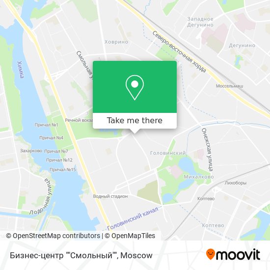 Бизнес-центр ""Смольный"" map