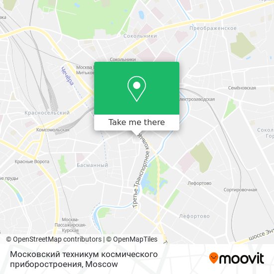 Московский техникум космического приборостроения map