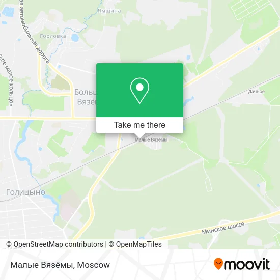 Малые Вязёмы map