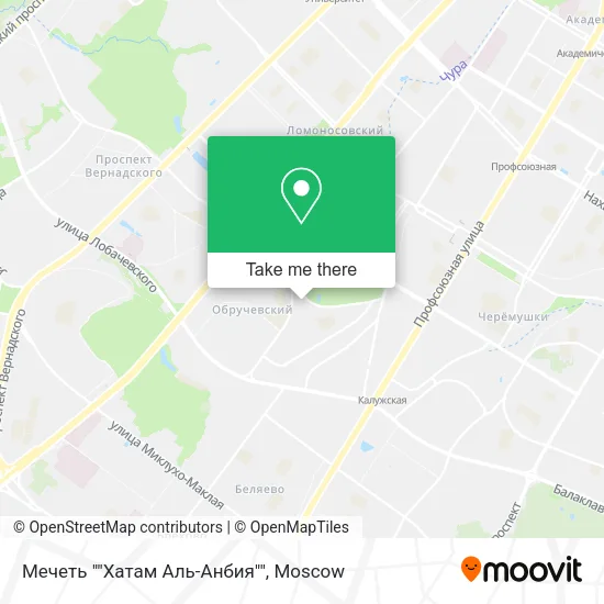 Мечеть ""Хатам Аль-Анбия"" map