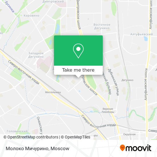 Молоко Мичурино map