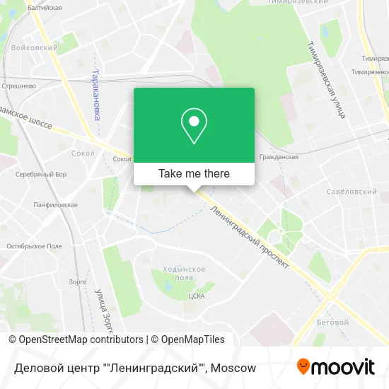 Деловой центр ""Ленинградский"" map